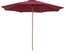 Parasol rond grande taille rouge
