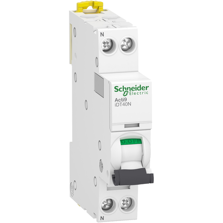 Disjoncteur modulaire ACTI9 iDT40N 1P+N 32A 6000A / 10kA - SCHNEIDER ELECTRIC - A9P34632