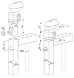 Serrure de piscine TWIST 40mm blanche - LOCINOX - P00007884-9010