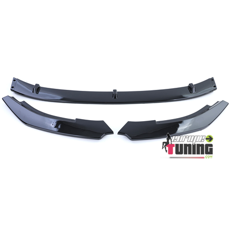 SPOILER AVANT SPORT NOIR BRILLANT POUR PARE CHOCS SPORT VW GOLF 6 GTI GTD (05535)