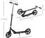 Trottinette pliable hauteur réglable