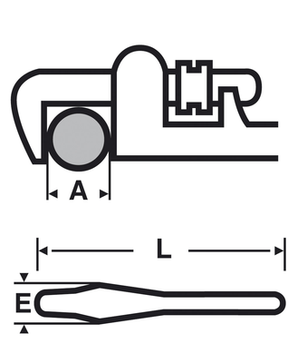 Clé tubar Viragrip® “bec de canard” - VIRAX - 013618