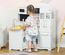 Cuisine pour enfant jeu d'imitation nombreux accessoires rangements