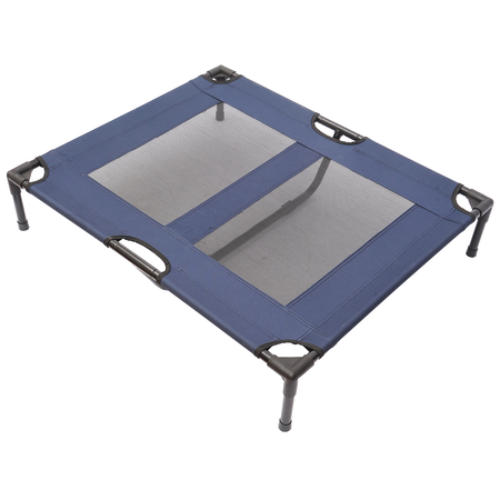 Lit pour chien chat XXL 92 x 76 x 18 cm bleu marine