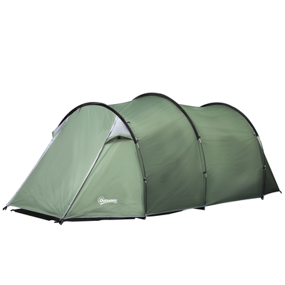 Tente de camping 2-3 pers. fibre verre polyester PE