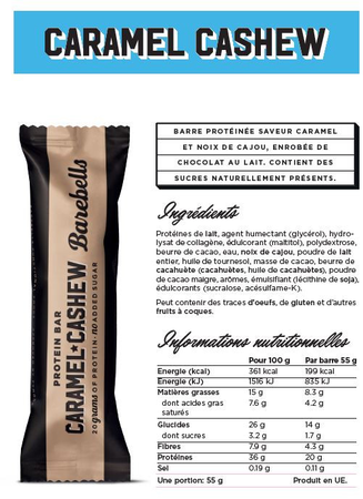 Barebells barre protéinée (55g)