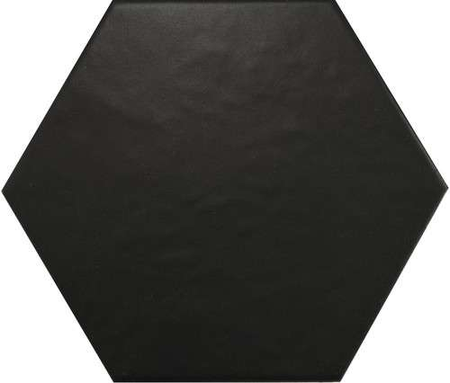 HEXATILE MATE - NEGRO - Carrelage 17,5X20 cm hexagonal uni noir