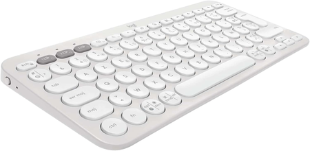 LOGITECH - Clavier sans fil - Pebble Keys 2 K380s - Bluetooth - Bouton Easy-Switch - Graphite - (920-011803)