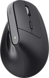 Souris sans fil ergonomique Trust Bayo+ (Noir)