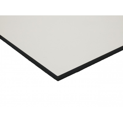 Panneau de bardage stratifié HPL compact - Coloris - Crème, Epaisseur - 6 mm, Largeur - 130 cm, Longueur - 305 cm, Surface couverte en m² - 3,97