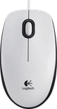 Souris filaire Logitech B100 Optical USB (Blanc)