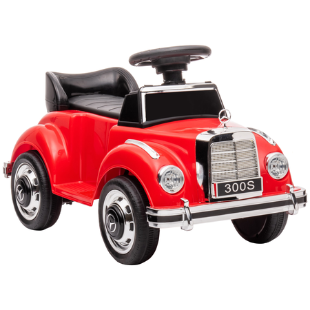 Porteur enfant voiture licence Mercedes-Benz 300S coffre butée arrière