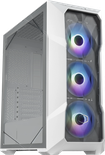 Boitier Moyen Tour E-ATX Cooler Master MasterBox TD500 Mesh V2 RGB avec panneau vitré (Blanc)