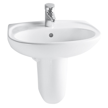 Lavabo blanc NORMUS 550x420 - VITRA - 5087L003-1029