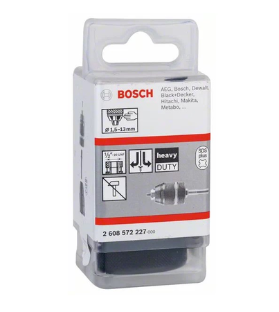 Mandrin à queue SDS Plus automatique (1,5 - 13mm) - BOSCH - 2608572227