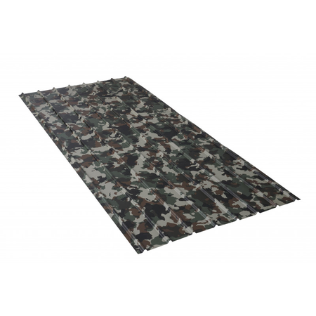 Plaque nervurée acier laqué 2000 X 910 X 0,40 MM - Coloris - Camouflage, Epaisseur - 0,40 mm, Largeur - 910 mm, Longueur - 2000 mm