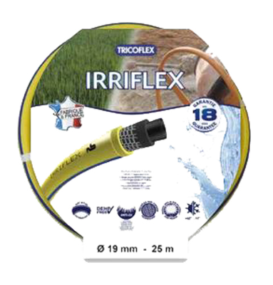 Tuyau d'arrosage IRRIFLEX diamètre 19mm longueur 25m - TRICOFLEX - 110054