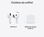 Apple AirPods 4 Écouteurs sans Fil, écouteurs Bluetooth, avec Réduction Active du Bruit, boîtier de Charge USB-C, Puce H2, Audio Spatial personnalisé, jusqu’à 24 Heures d’autonomie