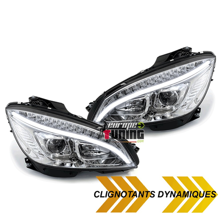 PHARES LED FEUX CLIGNOTANTS SEQUENTIELS MECREDES CLASSE C W204 PH1 07-10 (05665)