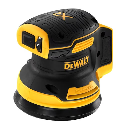 Ponceuse excentrique 18V  XR Brushless (sans batterie ni chargeur) + coffret TSTAK - DEWALT - DCW210NT-XJ