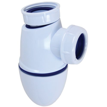 Siphon de lavabo EASYPHON bi-matière à joint intégré - NICOLL - 0201282