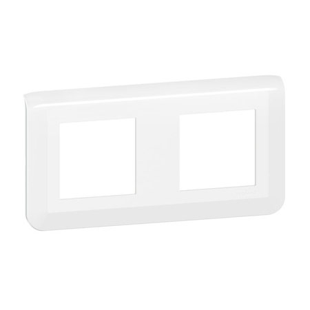 Plaque de finition Blanc MOSAIC 2x2 modules horizontale - LEGRAND - 078804L