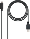 Câble Nanocable USB-A/C 3.1 M/M 1m (Noir)