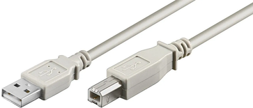 Cable Goobay USB 2.0 type A - B M/M 1,80m (Gris)
