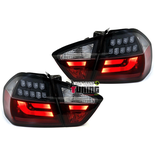 FEUX ROUGES NOIRS LEDS BANDES LIGHT BAR BMW SERIE 3 E90 BERLINE PHASE 1 05-08 (02811)