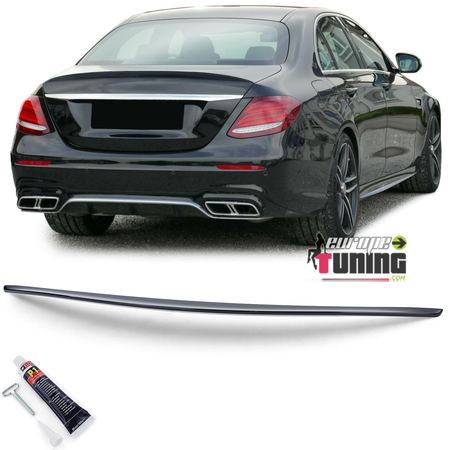 BECQUET SPOILER COFFRE SPORT NOIR BRILLANT MERCEDES CLASSE E W213 (05516)