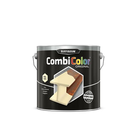 Primaire de protection antirouille et finition CombiColor Original ivoire clair RAL 1015 seau 2,5l - RUST-OLEUM - 7342.2.5