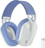 Casque Gamer sans fil Logitech G435 LightSpeed (Blanc/Violet)