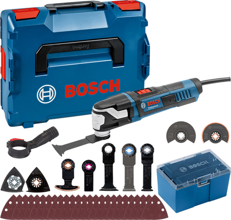 Découpeur oscillant STARLOCK 400W GOP40-30 avec 15 accessoires + coffret L-BOXX - BOSCH - 0601231001