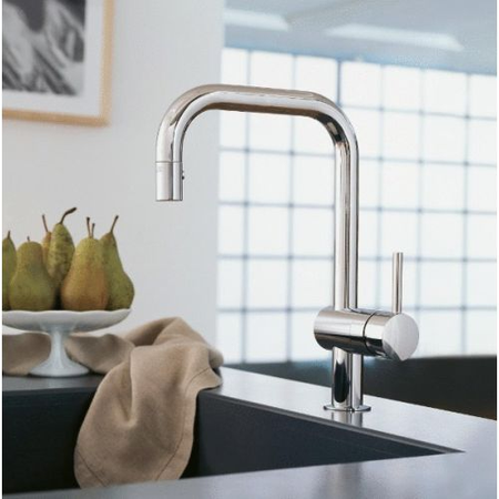 Mitigeur d'évier MINTA monocommande bec haut U - GROHE - 32488000