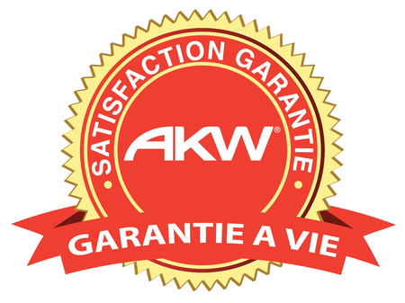 Barre d’appui en acier inoxydable recouvert d’epoxy coudée 135° 400x400mm 2 zones de fixation- AKW - 01243WH