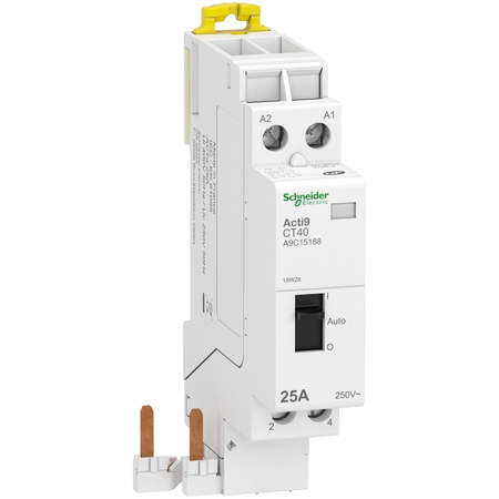 Contacteur à sélecteur ACTI9 IDT40 CT 25 A 2P contact 2F 230V - SCHNEIDER ELECTRIC - A9C15188