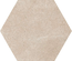 HEXATILE CEMENT- MINK - Carrelage 17,5x20 cm hexagonal uni aspect ciment taupe