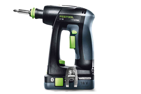 Perceuse-visseuse 18V C 18 HPC 4,0 I-Plus + 2 batteries 4Ah + chargeur rapide + Systainer SYS3 - FESTOOL - 576435