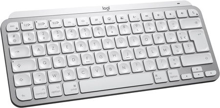 Clavier Sans fil - LOGITECH - MX Keys Mini - Pour MAC - Compact - Design ergonomique - Bluetooth - Rétroéclairé - Blanc