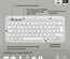 Clavier ordinateur - Sans fil - LOGITECH - K380 Multi Device - Design Compact - Blanc