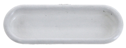 Poignée cuvette plastique blanc 75x23 mm - MONIN - 131610