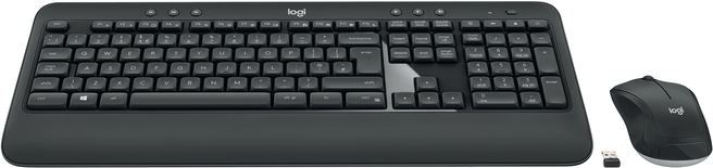 Pack 2en1 (Clavier/Souris) sans fil Logitech Advanced Wireless Combo MK540 (Noir)