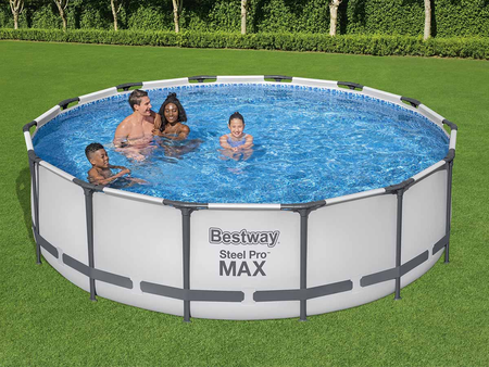 Piscine tubulaire Steel Pro Max ronde 4,27 x 1,07 m - Bestway