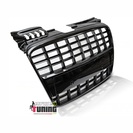 CALANDRE SPORT NOIRE BRILLANTE LOOK S-LINE AUDI A4 B7 2004-2008 (05580)