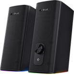 Enceintes Bluetooth Trust GXT 612 Cetic RGB (Noir)
