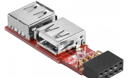 Adaptateur USB 2.0 Interne vers 2x USB 2.0 Externe A