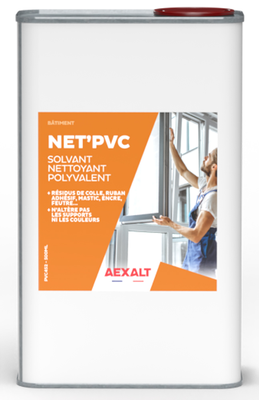 Solvant nettoyant polyvalent Net'PVC flacon de 500ml - AEXALT - PVC452