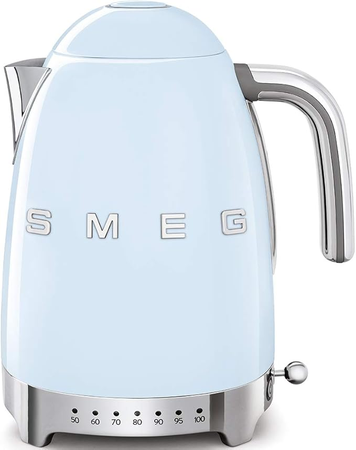 Smeg Bouilloire à Température Variable KLF04PBEU 1,7 L , Bleu Azur