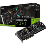 PNY - Carte Graphique - GeForce RTX™ 4070 XLR8 Gaming VERTO EPIC-X RGB™ Overclocked - 12G - Triple Fan DLSS 3
