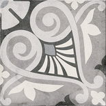 ART NOUVEAU - OPERA GREY - Carrelage 20X20 cm aspect carreaux de ciment vieilli gris Taille 20 x 20 cm